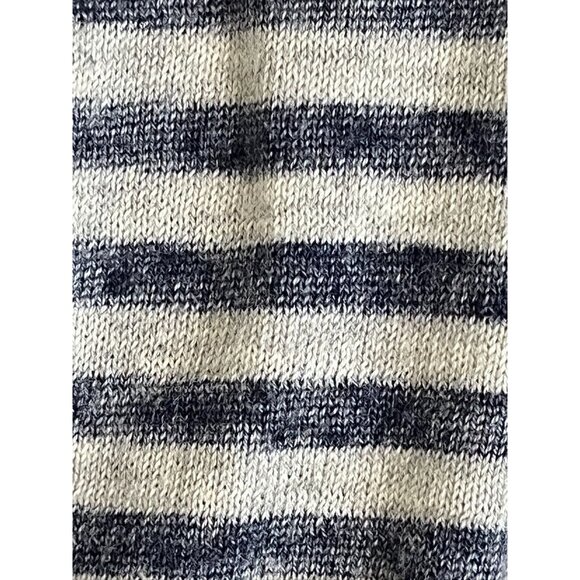 Banana Republic Striped Knit Sweater Blue XL Preppy Classic Chic Old Money Retro - Picture 5 of 8